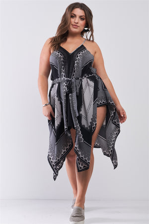 Kara Asymmetric Kerchief Dress