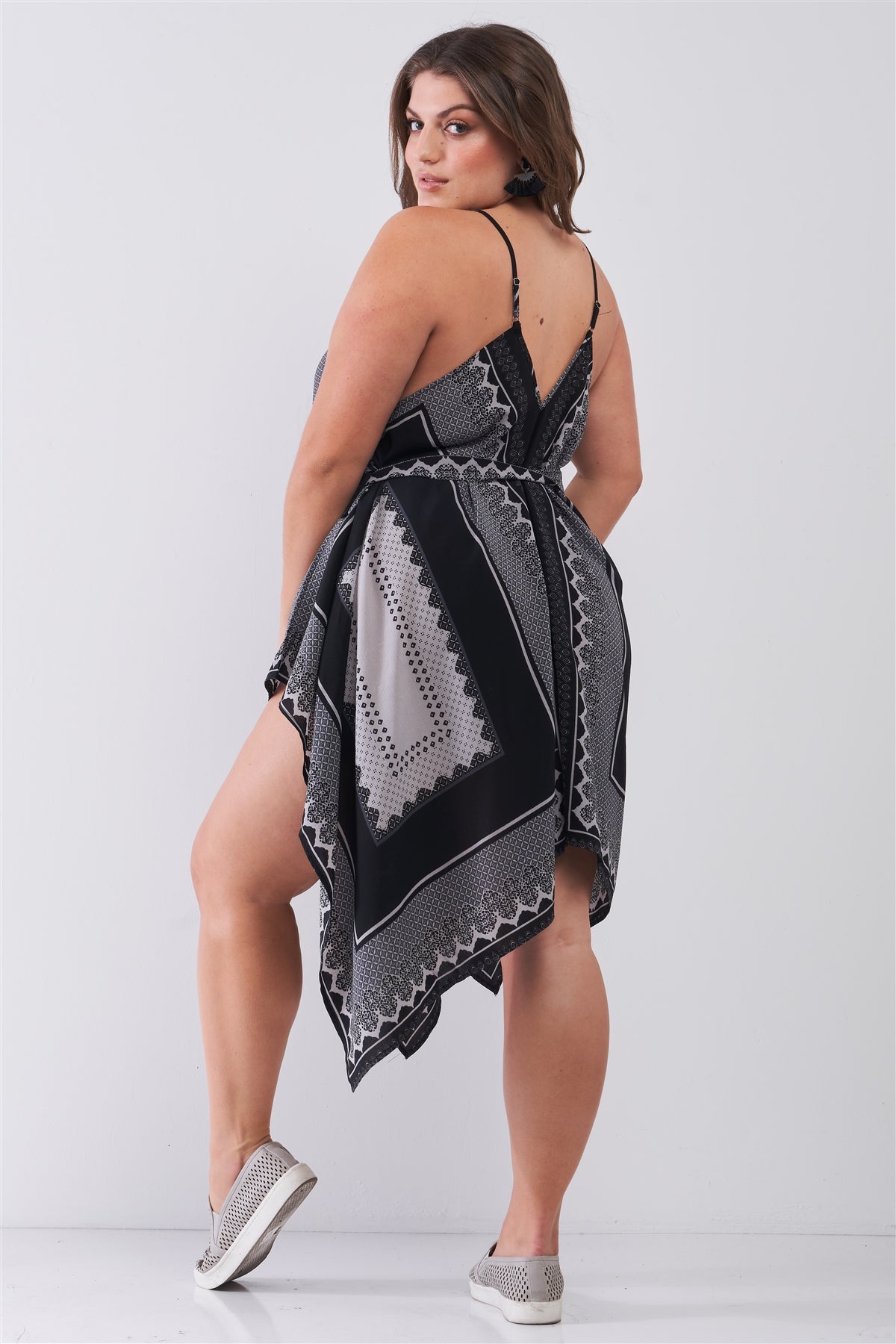 Kara Asymmetric Kerchief Dress